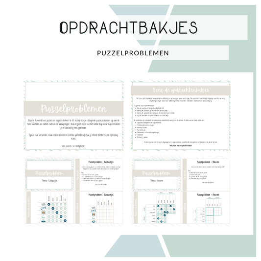 Opdrachtbakje - Puzzelproblemen (MB en BB)