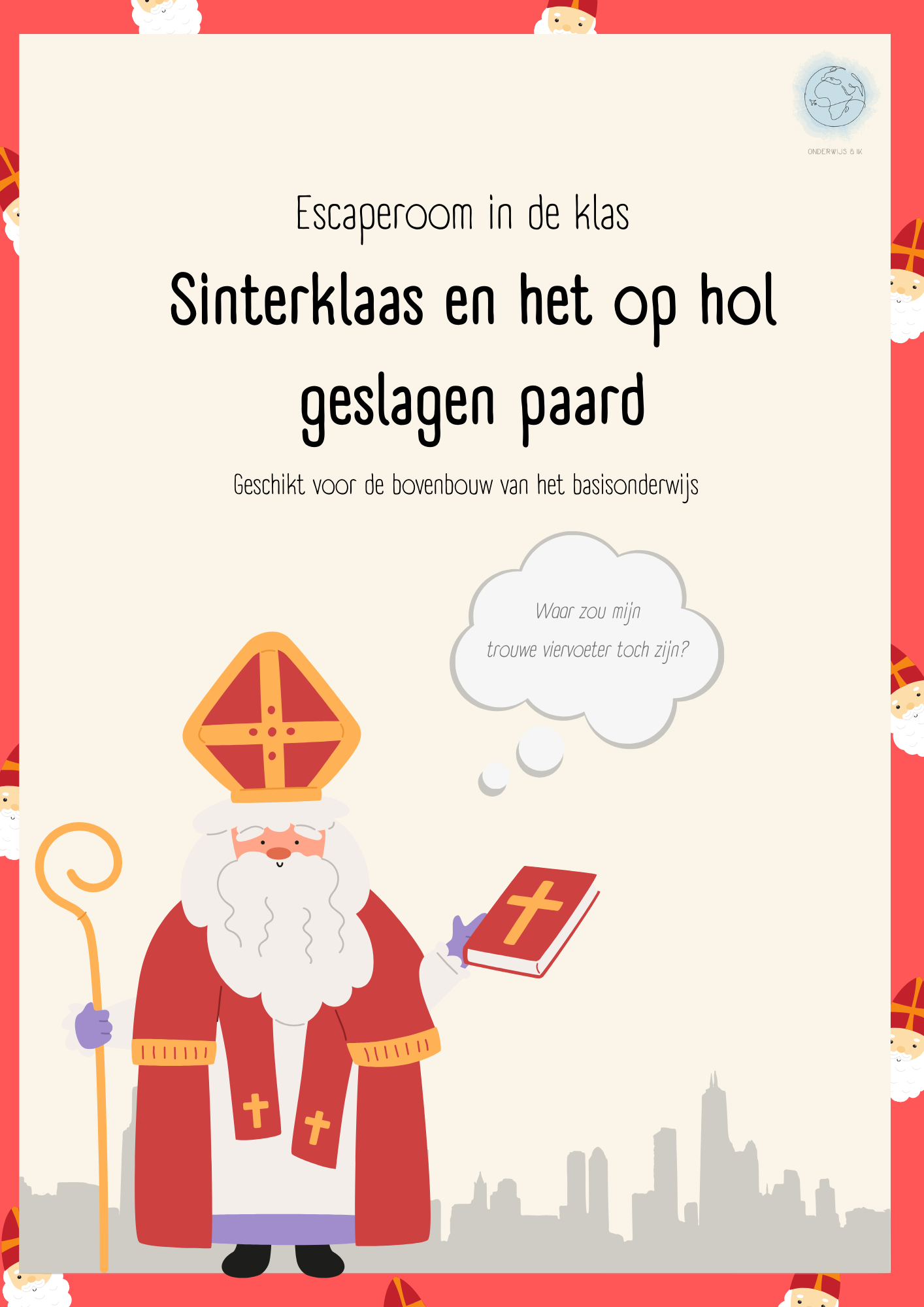 Escape room - Sinterklaas en het op hol geslagen paard (Bovenbouw)