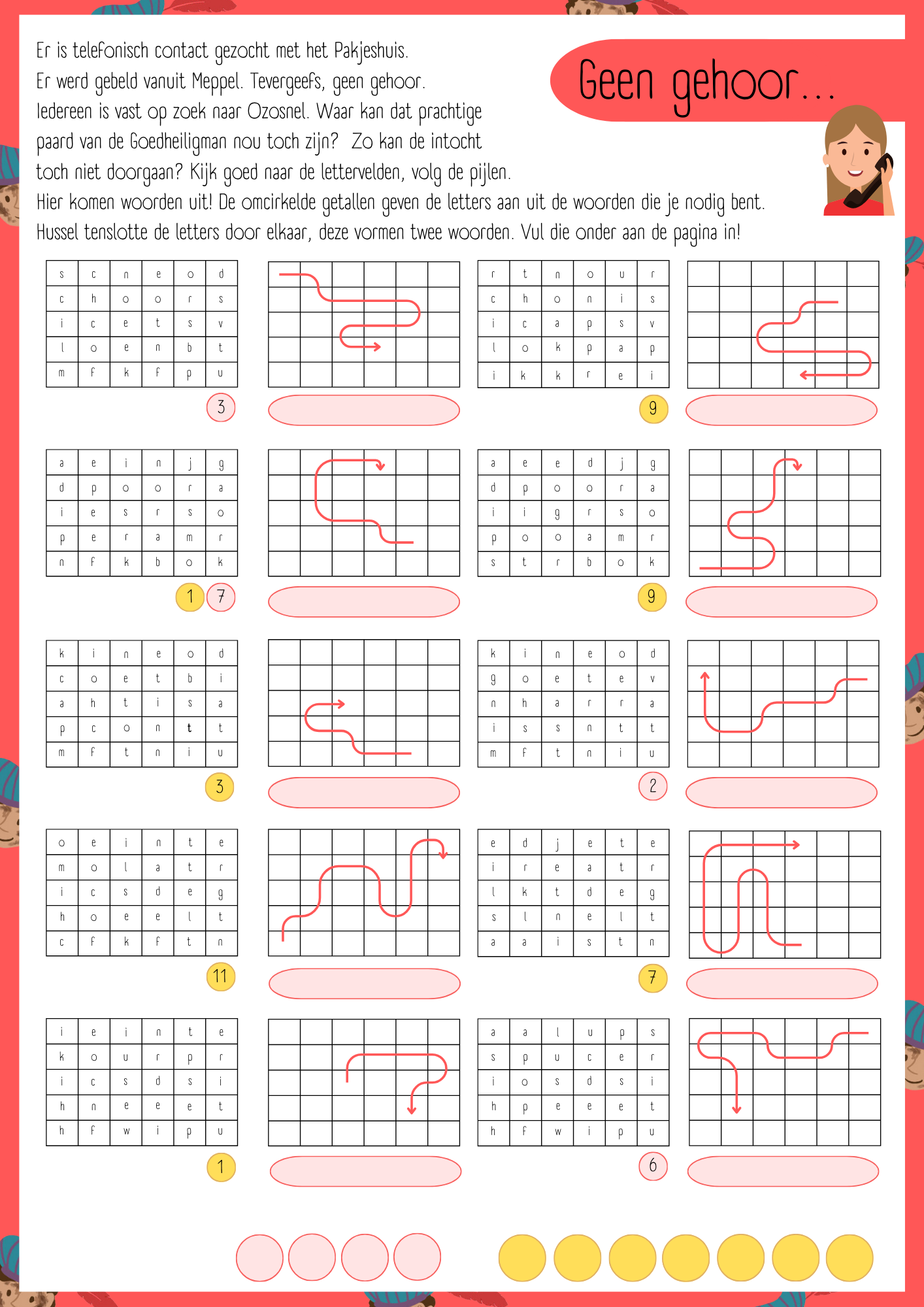 Escape room - Sinterklaas en het op hol geslagen paard (Bovenbouw)